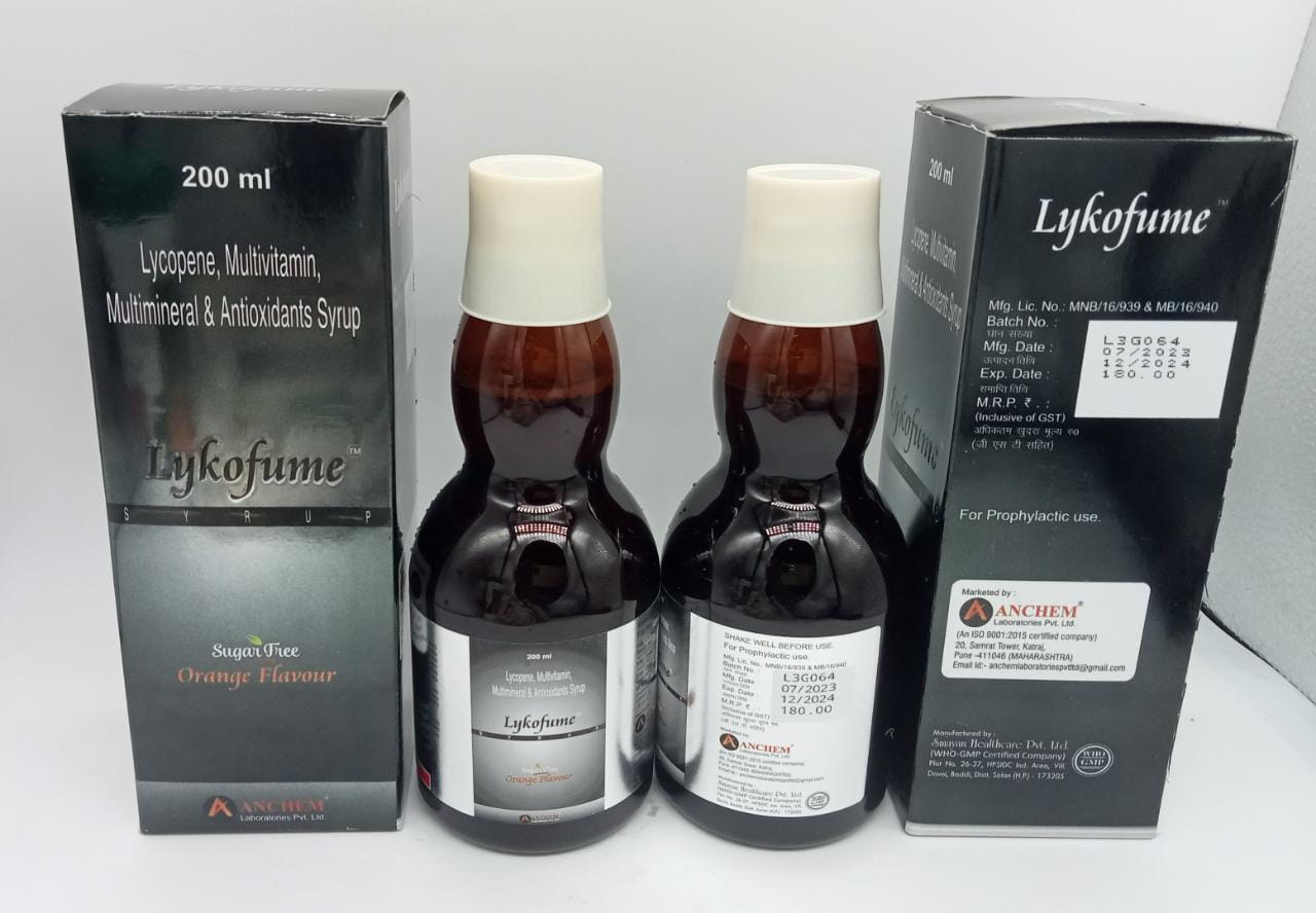Lycopene, Vitamins and Minerals Syrup